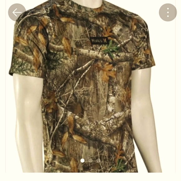 🆕WT🚻Real Tree🎄Camouflage HURLEY♓Rashguard💦 UPF 50+,Unisex Small - Picture 5 of 7